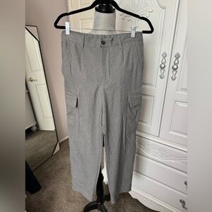 Zara Men's Charcoal Cargo Pants